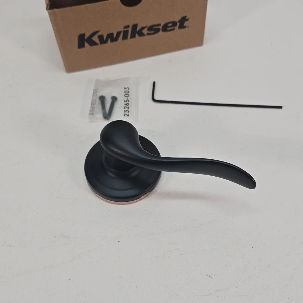 Kwikset Dummy Leverset Tustin RH Matte Black (788TNL-RH-514)